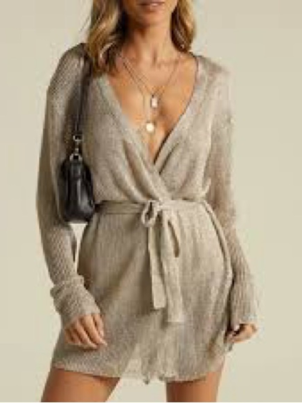 Lioness Take Me To Rio Mini Dress in Gold, Size XS